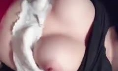 穿着红皮短裙的小浪lang货